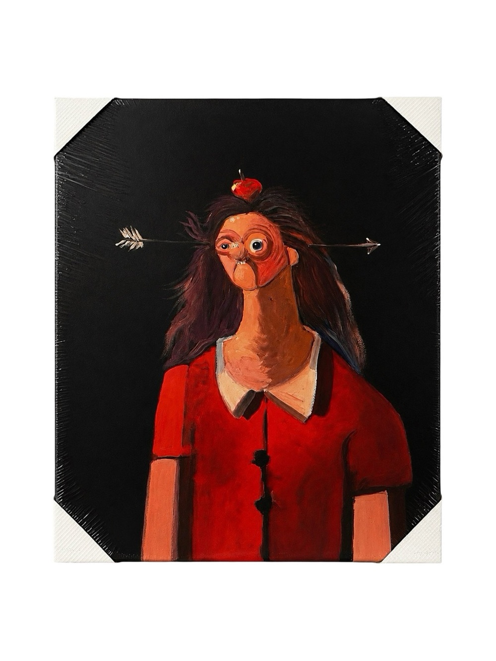 GEORGE CONDO THE SECRETARY CANVAS ART PRINT